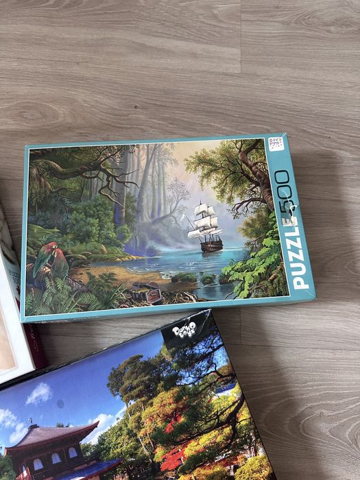 Продам б/у пазлы