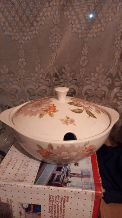 супница, советская, керамика