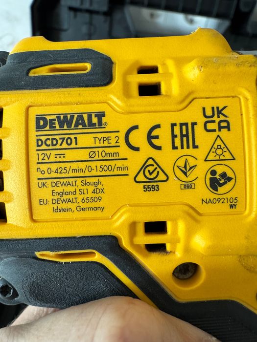 Акумулаторен ударен винтоверт DeWalt 2 акумулатора