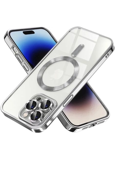 Iphone 11 12 13 14 PRO MAX Husa Silicon Thin 02 Lucioasa Cerc Magnetic