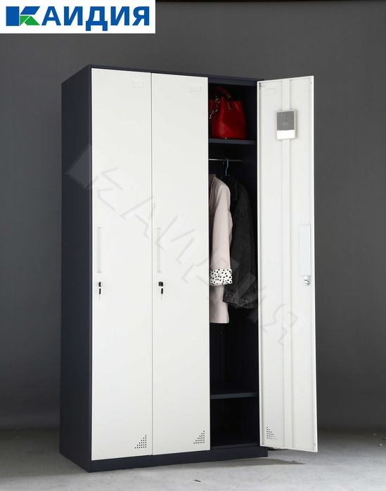 Шкаф для одежды прочный металлический | Mustahkam metall kiyim shkafi