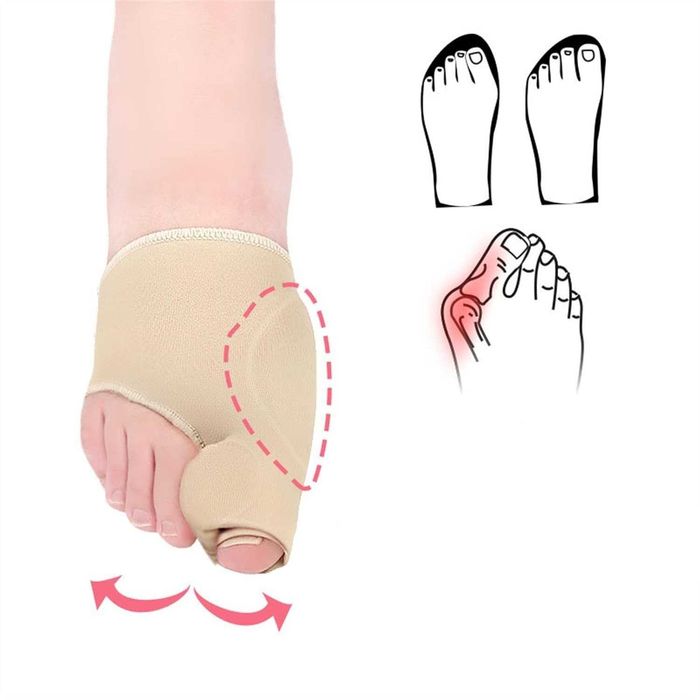 Set 2 separatoare degete corectoare monturi din gel marime universala