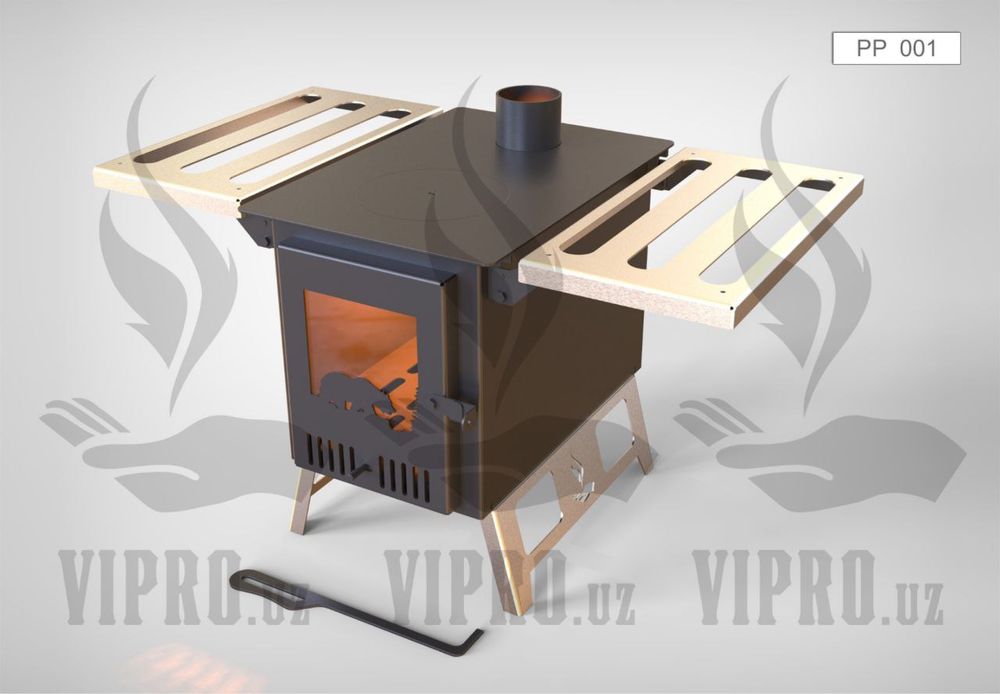 Печь для обогрева,печь для палатки,печь похододная,печь на дровах