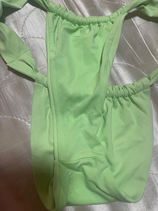 Яркий лимонный купальник Zara оригинал (надет 1 раз на фотосессию)