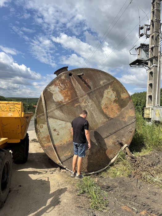 Bazin metalic, fosa, depozitare, apa 45000 litri