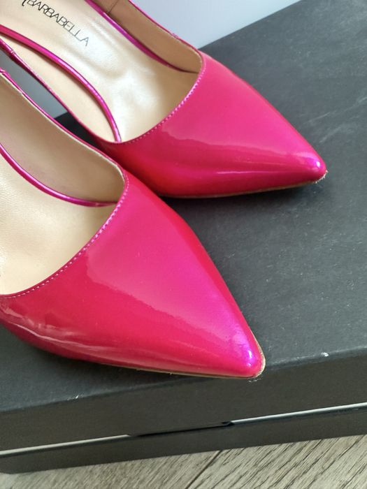 Pantofi lac, culoarea fucsia, 38, Marco Barbabella, Italia