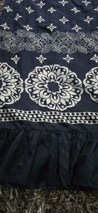Rochie de vară Tommy Hilfiger(bumbac+mătase)