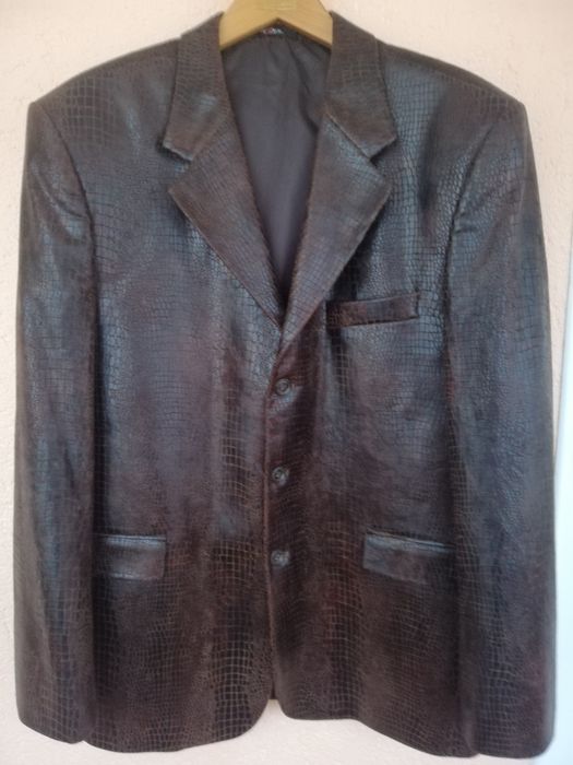 Sacou piele bărbati Teks Xl