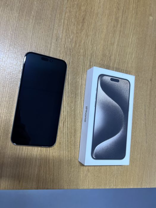 Iphone 15Pro Max 512 gb full, silver, impecabil baterie 88% originala