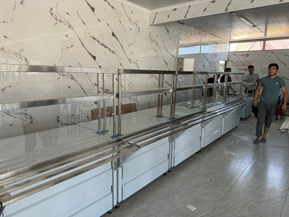 Линия раздачи мармит нейтральный стол кухонное оборудование