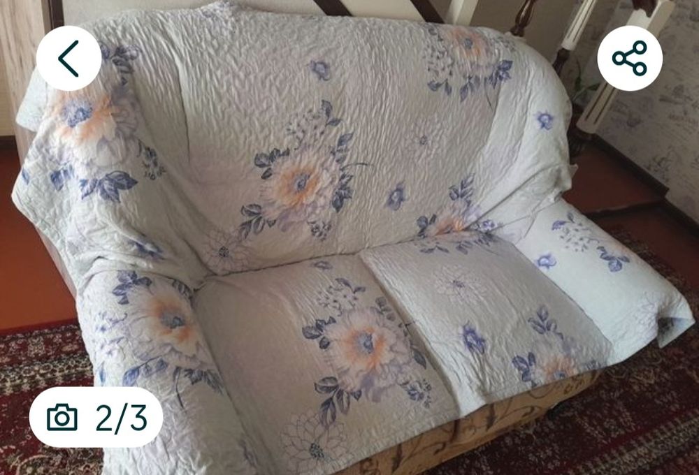 Диван и два  кресло