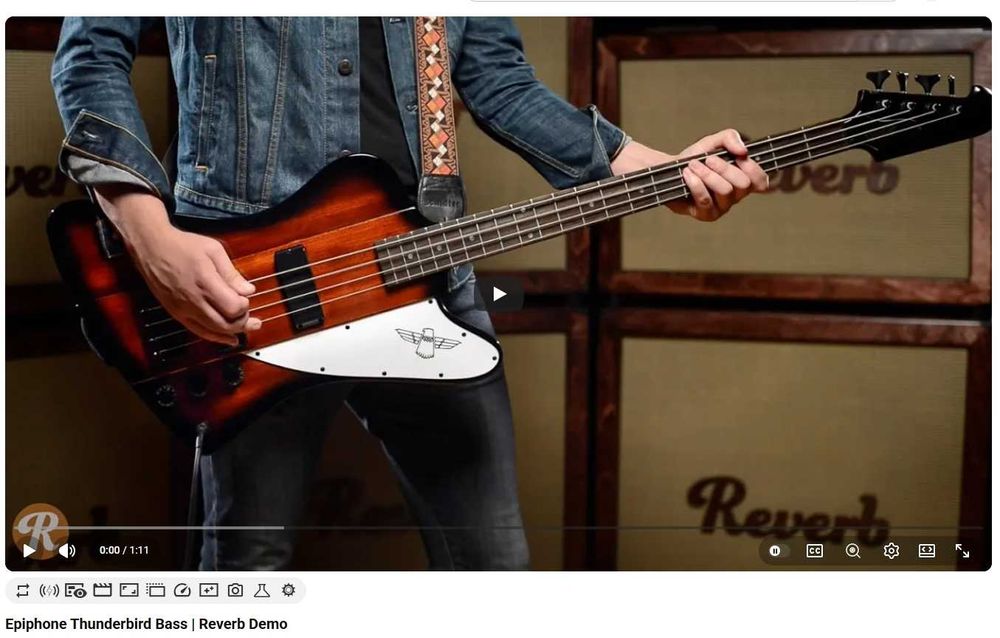 Epiphone Thunderbird IV - Vintage Sunburst - рок машина - нова цена !! Коментар!