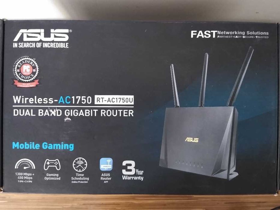 Router Wireless Gigabit ASUS RT-AC1750U USB 3.1 VPN Sigilat Nou