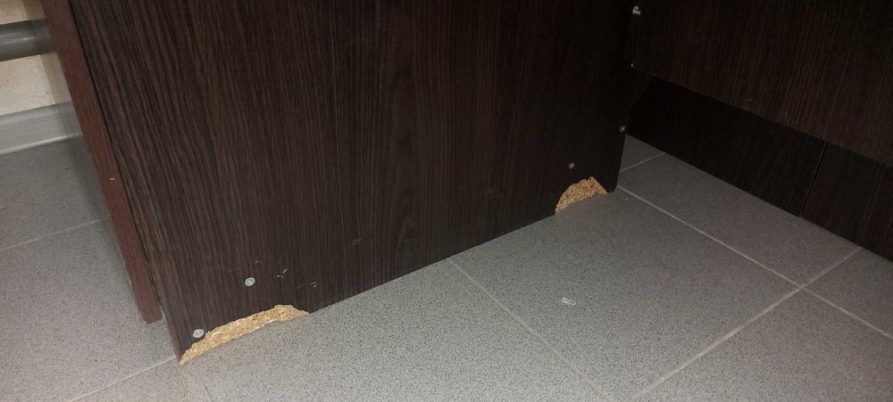 Стол руководителя тёмно-коричневый