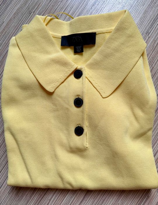 новa жълта блуза Zara