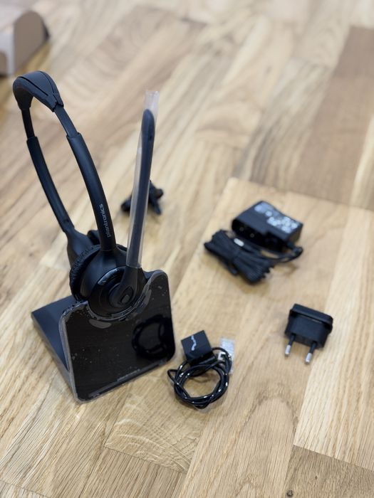 Plantronics CS520 Binaural Wireless Headset System Слушалки Конферентн