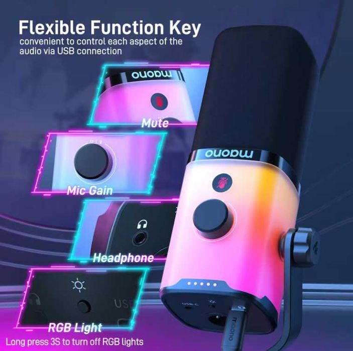 Maono PD100X XLR/USB микрофон