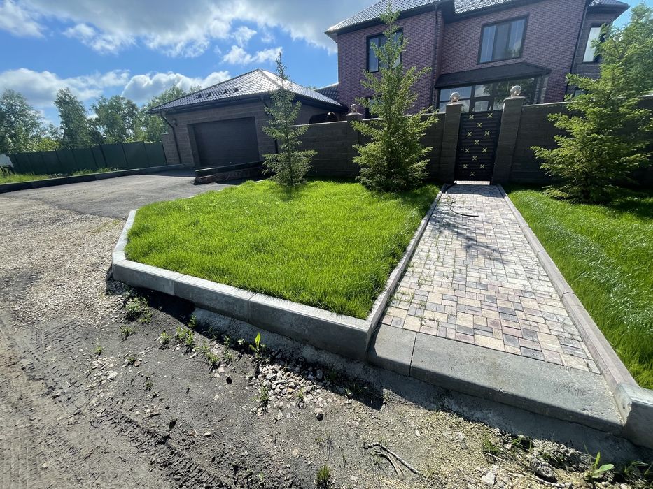 Газон посевной под ключ