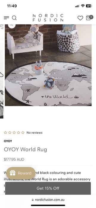 Детско килимче OYOY / Дания