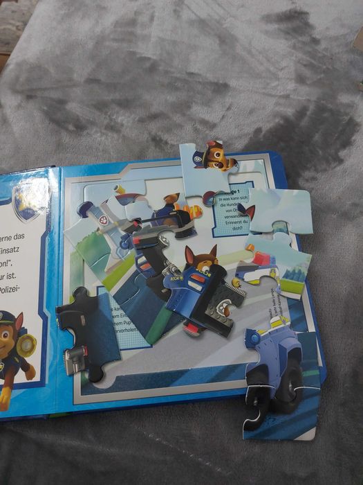 Carte-puzzle Paw patrol NOU!