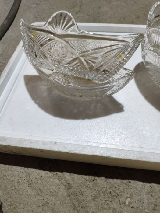 Советский хрустальный посуды
