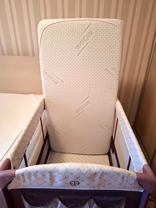 Бебешка кошара с падаща страна Chipolino Мерида + ортопедичен матрак