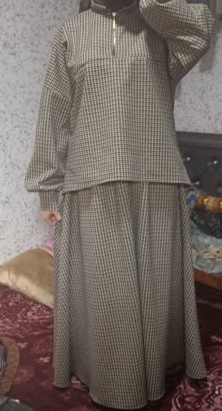 Qishka va bahorga mos kofta yubka