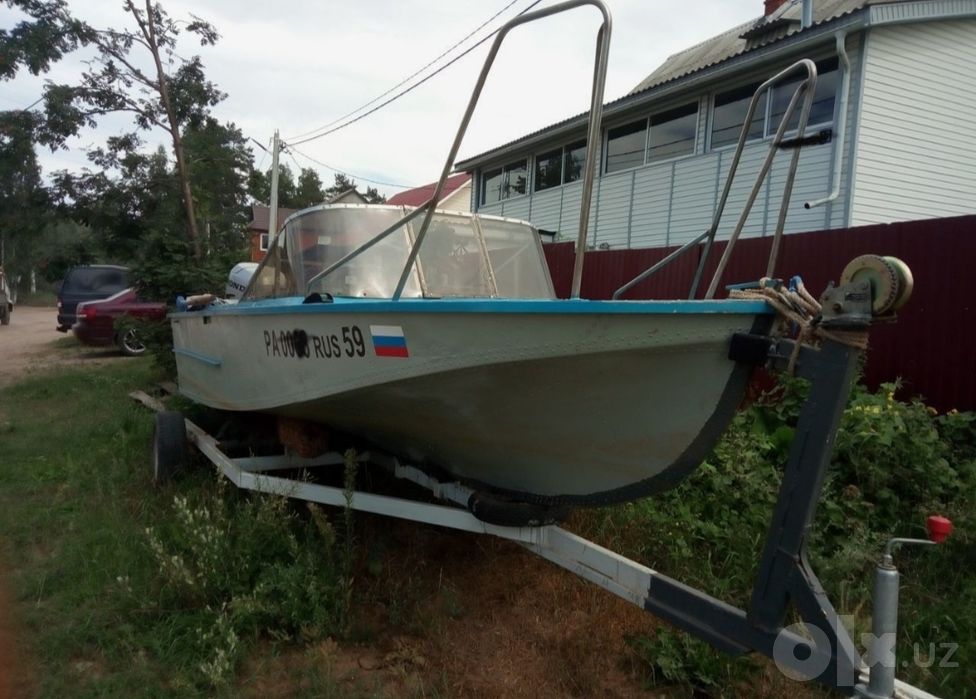 Продаётся Катер Амур с мотором Honda 90 4 такт
