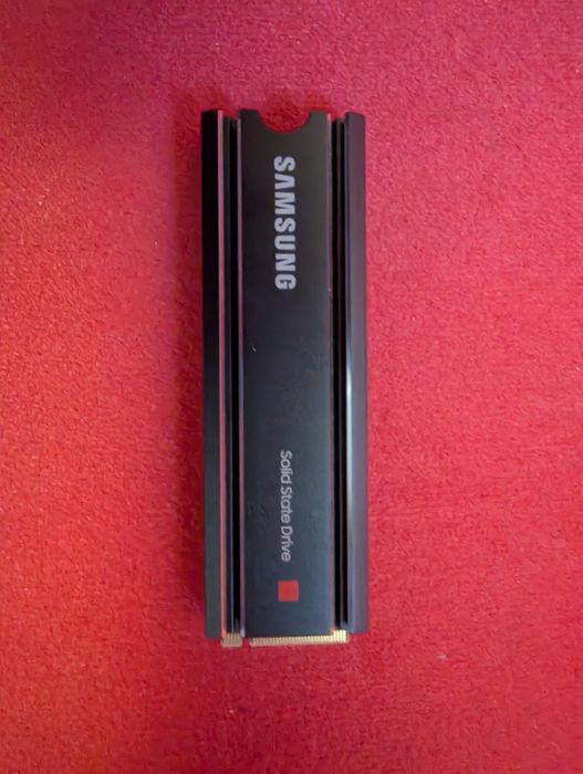 НОВ | Samsung 980 PRO with Heatsink 1TB | NVMe SSD диск Gen4 | за PS5 ъпгрейд, лаптоп или PC | с радиатор | DRAM кеш | скорост до 7000 MB/s