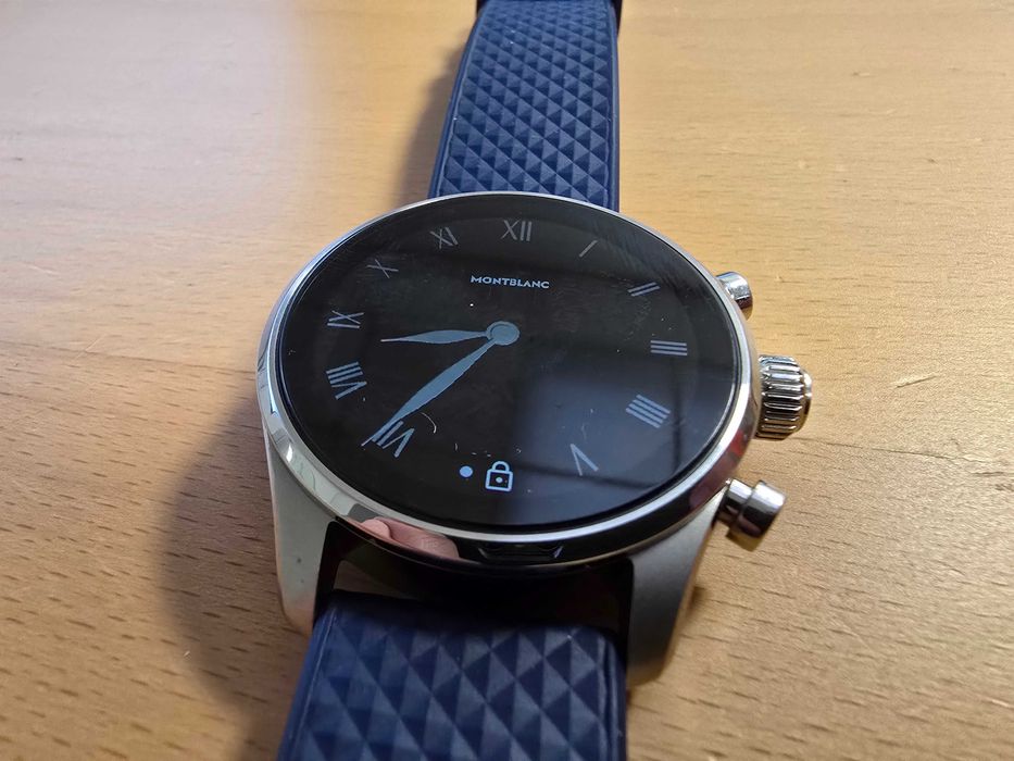 Montblanc Summit 3 Smartwatch – Titanium – Full Box – Stare excelenta + curea piele neagra
