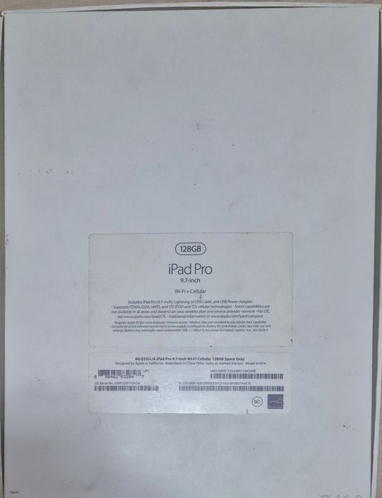 Apple iPad Pro 9.7-inch (модель A1674)