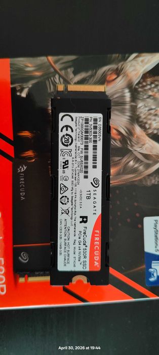 SSD Seagate Firecuda 530R Heatsink 1TB PCI Express 4.0 x4 M.2 2280 nou garantie