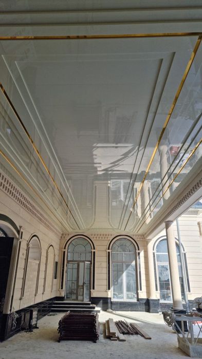 Установка гранит камень корка травертин тош   granit алюкобонд вес УЗБ