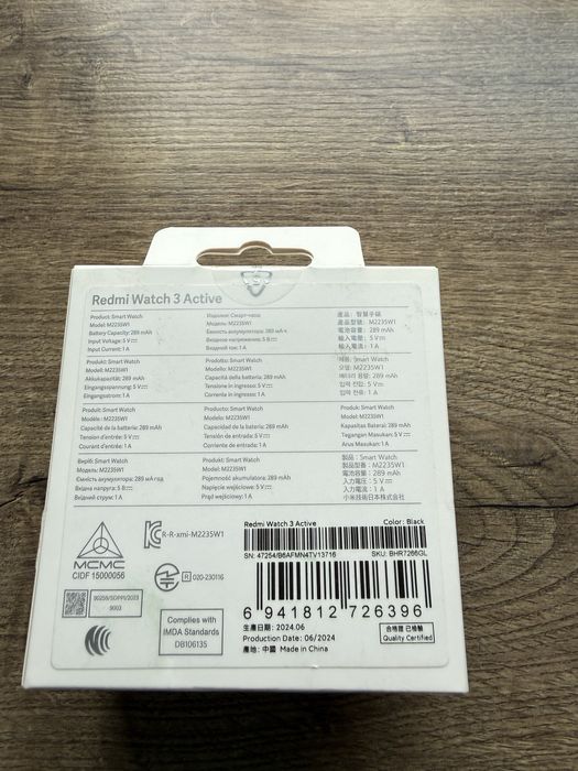 Smartwatch XIAOMI Redmi Watch 3 Active – NOU, sigilat