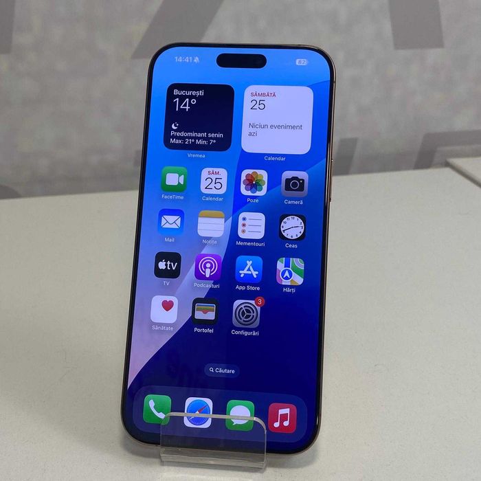 (AG13)Telefon Apple iPhone 16 Pro Max 100% baterie (b.48950) Garantie 2 ani!