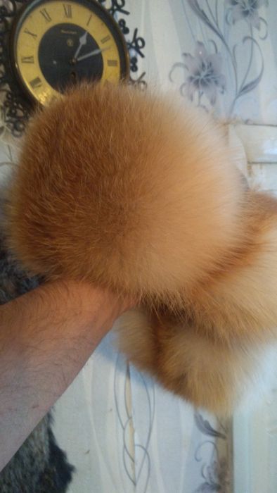 Малахай из меха лисы .