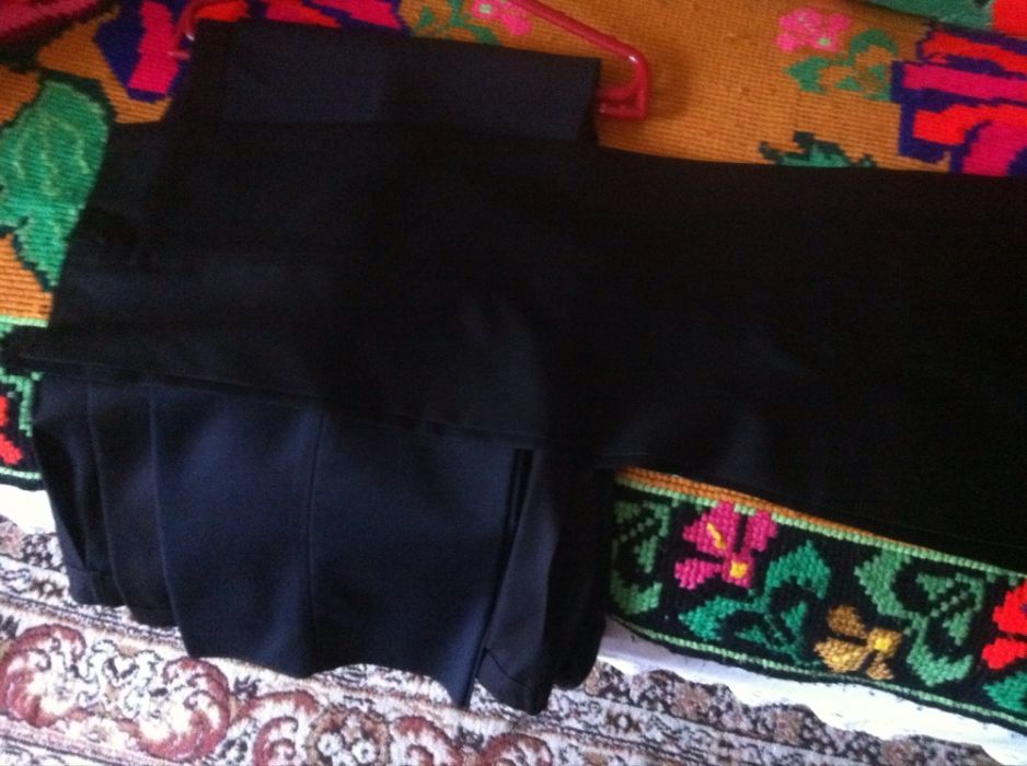 pantaloni fini de vara negri cityfashion