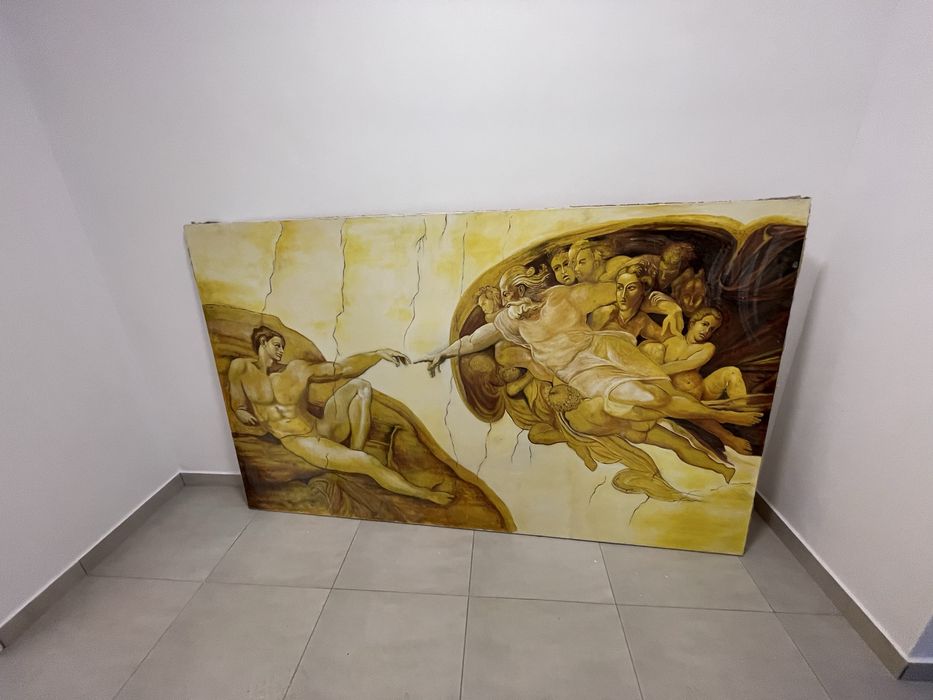 Tablou 2,5mx1,5m “The Creation of Adam”