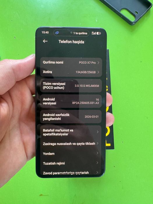 poco x7 pro  ideal