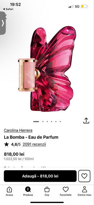 Carolina herrera La bomba 80 ml