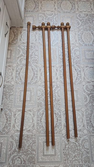 Гардина деревянная