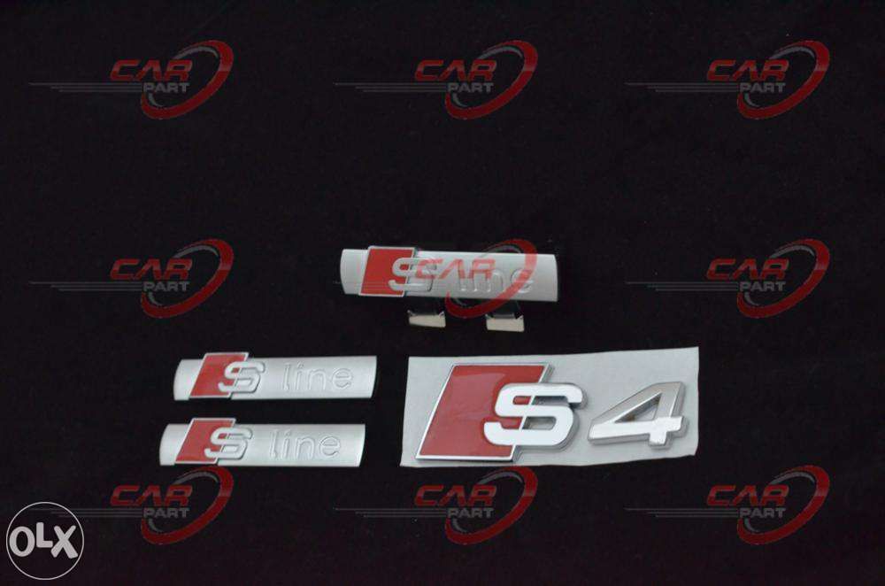 Set Embleme Audi A4 S-line