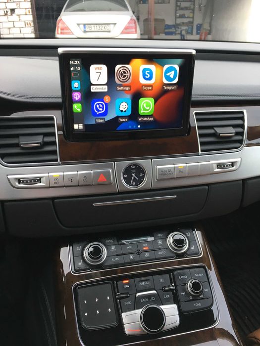 Audi YouTube Mmi 3g Plus CarPlay Android Auto Ютюб Ауди Кар Плей Waze