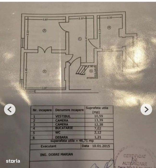 Apartament in vila 2 camere