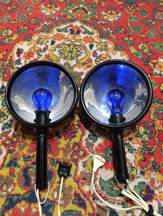 Синяя лампа кук рефлектор Минина ультразвуковая лампа Россия СССР