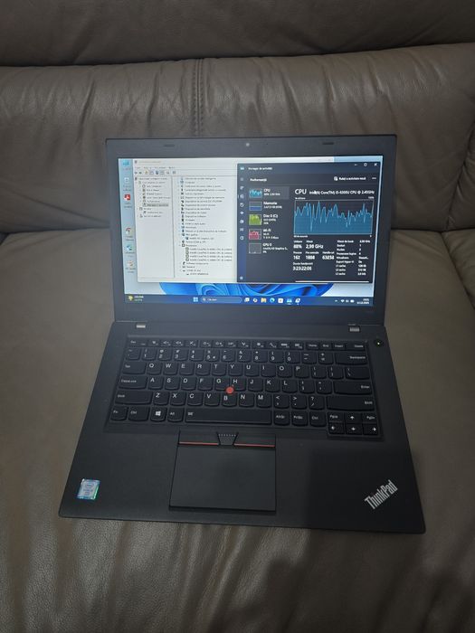 Laptop Lenovo T460, i5-6300, 8gb ram, ssd 128gb, bat 3 ore