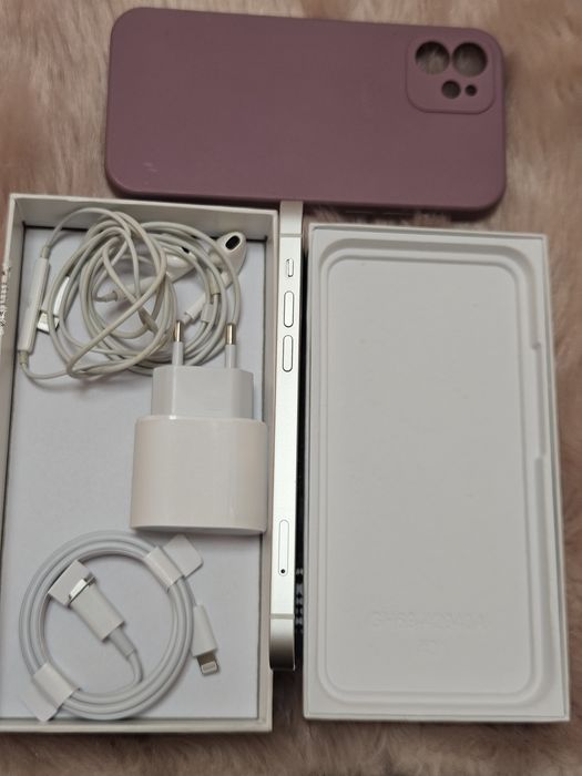 Iphone 12, 64GB culoare alba  stare bună
