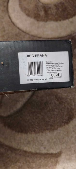 Vand placute si discuri de frana logan NOI 2004-2012