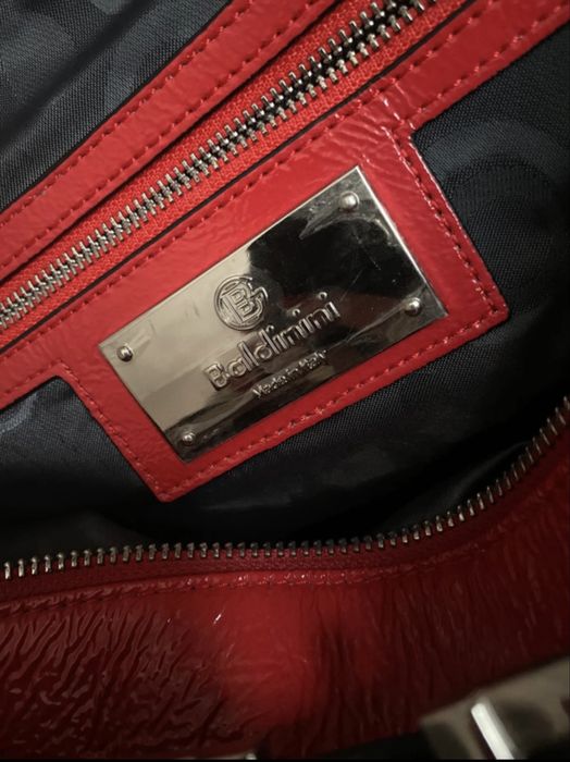 Geanta din piele naturala de vacă Baldinini