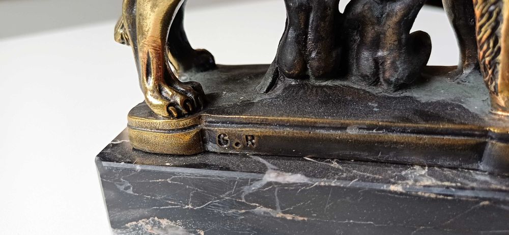 Scluptură bronz 'Romulus și Remus' C.O.N.i.